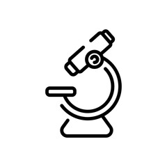 microscope sign symbol vector