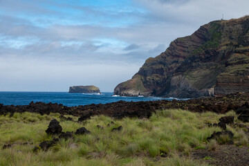 Fototapeta na wymiar Ponta da Ferraria, Sao Miguel Island, Azores, Portugal