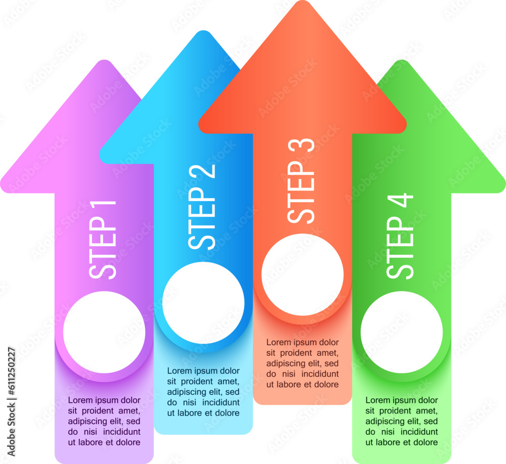 Poster raising capital infographic chart design template. income increase. abstract vector infochart with b