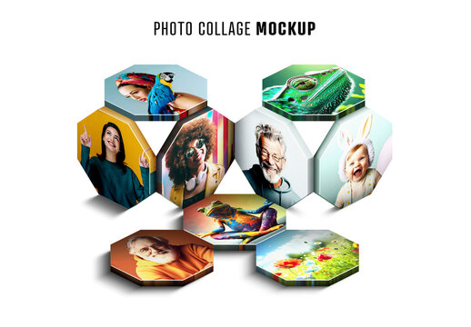 Photo Collage Mockup