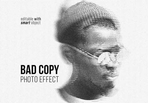 Bad Copy Photo Effect