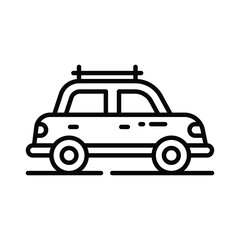 Grab this carefully designed icon of car in modern style, ready to use icon