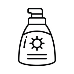 An amazing vector design of sunblock in modern style, premium icon