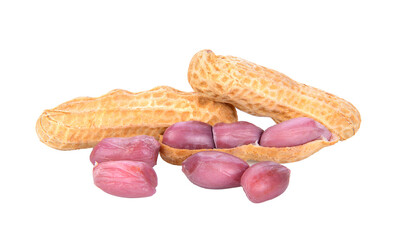 peanuts in closeup on transparent png