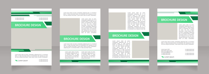 Mobile banking advantages blank brochure layout design. Vertical poster template set with empty copy space for text. Premade corporate reports collection. Editable flyer paper pages