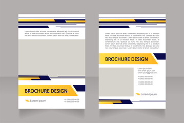 Chequebook providing blank brochure layout design. Banking service. Vertical poster template set with empty copy space for text. Premade corporate reports collection. Editable flyer paper pages