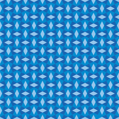 Seamless geometric ornament based on traditional islamic art. Blue colors.