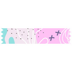 Pastel Abstract Doodle Washi Tape