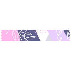 Pastel Abstract Doodle Washi Tape