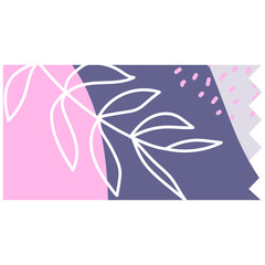 Pastel Abstract Doodle Washi Tape