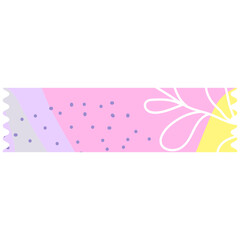 Pastel Abstract Doodle Washi Tape