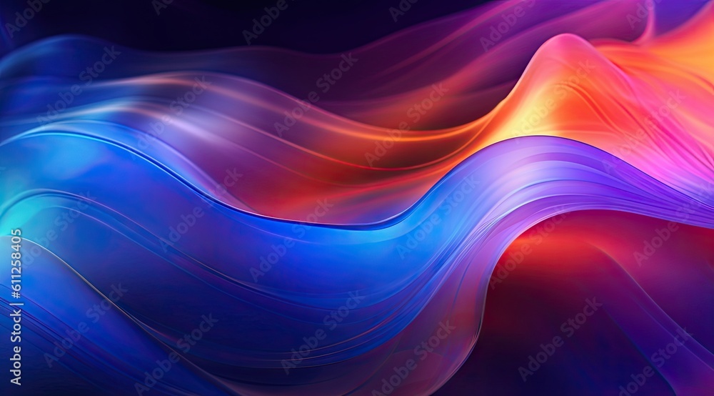 Poster multi layers color texture papercut layers in gradient banner. cover layout material design template