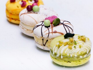 Macarons farbenfroh