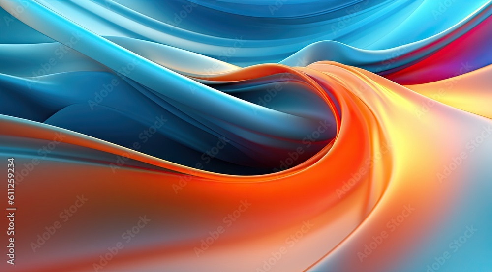 Poster multi layers color texture papercut layers in gradient banner. cover layout material design template