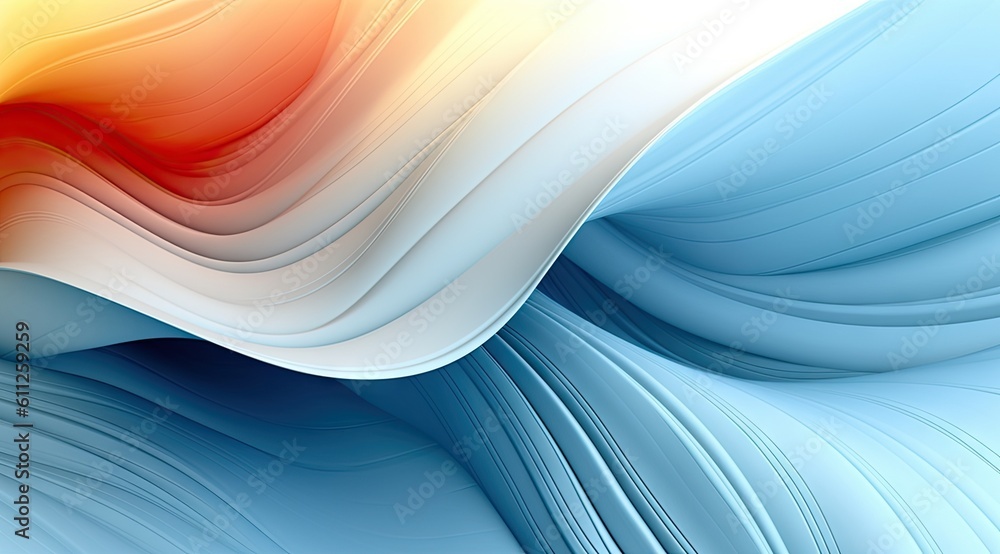 Poster multi layers color texture papercut layers in gradient banner. cover layout material design template