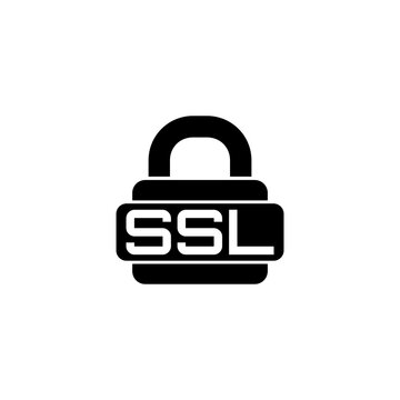 SSL icon isolated on transparent background