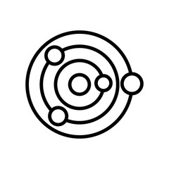 planet sign symbol vector