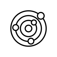 planet sign symbol vector