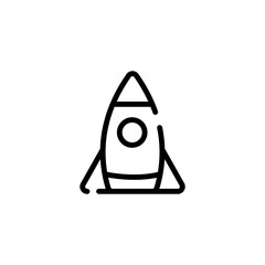 rocket sign symbol vector