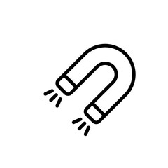 magnet sign symbol vector