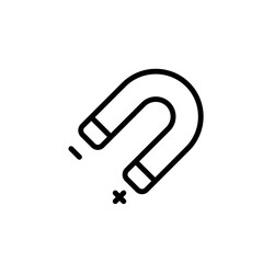 magnet sign symbol vector