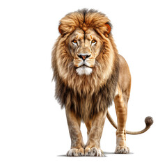 Obraz na płótnie Canvas Lion Isolated on white background