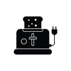 Fototapeta premium Toaster Icon design. isolated on white background. vector illustration