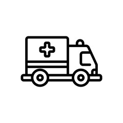 ambulance sign symbol vector