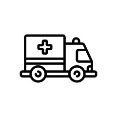 Fototapeta premium ambulance sign symbol vector
