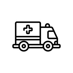 ambulance sign symbol vector