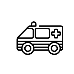 ambulance sign symbol vector