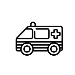 ambulance sign symbol vector
