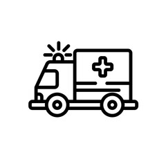ambulance sign symbol vector