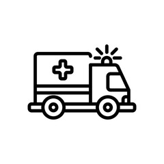 ambulance sign symbol vector