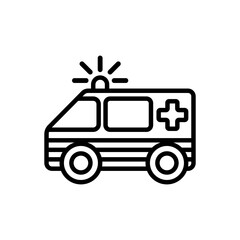 ambulance sign symbol vector