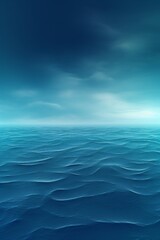 Obraz premium Smooth soft calm summer ocean marine blue background Generative AI