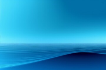 Smooth soft calm summer ocean marine blue background Generative AI