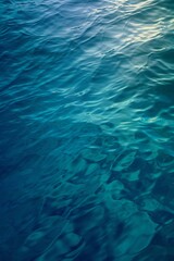 Obraz premium Smooth soft calm summer ocean marine blue background Generative AI