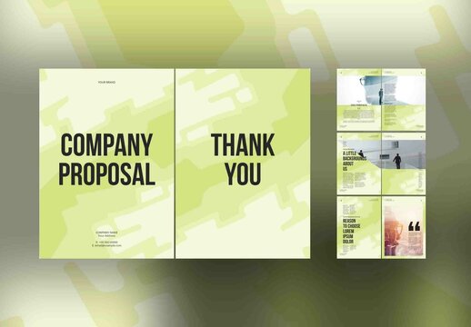 Modern Company Proposal Layouts