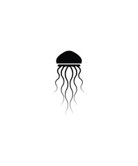 jellyfish icon, vector best flat icon. - obrazy, fototapety, plakaty