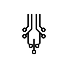 circuit sign symbol vector