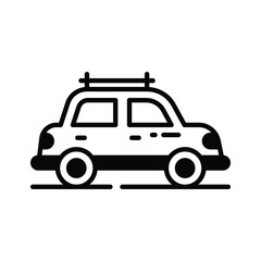 Grab this carefully designed icon of car in modern style, ready to use icon