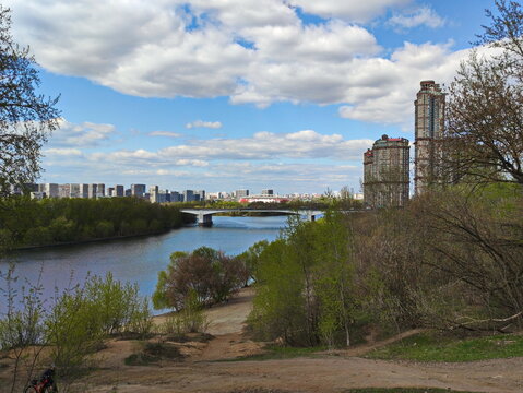 Spring clouds over the capital's outskirts