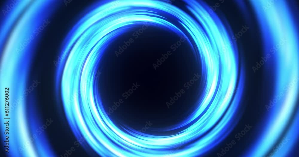 Poster rotation of the energy hole, abstract tunnel to outer space. vortex energy flows. hyperspace wormhol