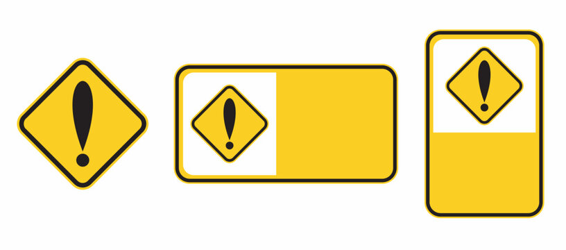 Danger triangle icon