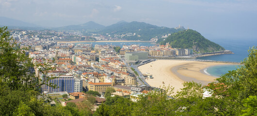 Obraz premium City of Donostia-San Sebastian, Euskadi