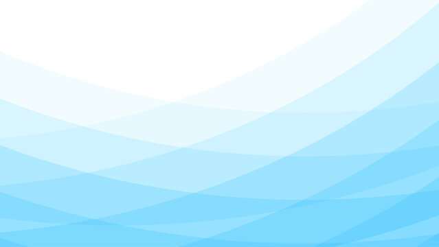 波の様な青いウェーブラインのベクター背景画像