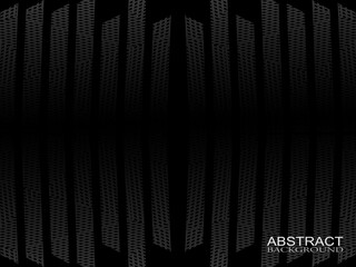 Obraz premium Latar belakang geometris abstrak hitam. Konsep bentuk modern.