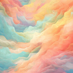Obraz premium Pastel color background. Abstract rainbow gradient texture with Generative Ai. 