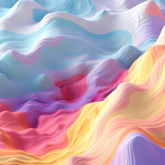 Pastel color background. Abstract rainbow gradient texture with Generative Ai. 